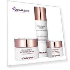 набор уходовый с пептидами jungnani hyper facial nutrition skin care 3 set