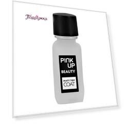 Матирующее верхнее покрытие для ногтей PINK UP BEAUTY Matt top coat 11 мл