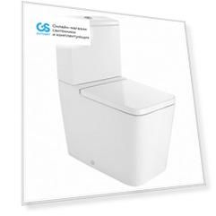 Чаша унитаза-компакт Roca Inspira Square 342537000