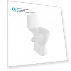 Напольный унитаз (компакт) Cersanit JUST 031 3/6 TPL