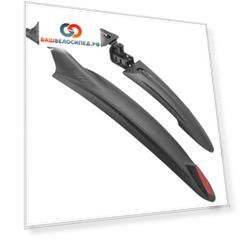 Крылья велосипедные STELS XGNB-067, комплект, 24"-26", пластик, фэт-байк, со светоотражателями, чёрные, 610247