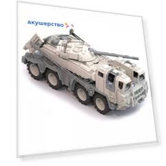 Нордпласт Военный тягач Арктика с танком