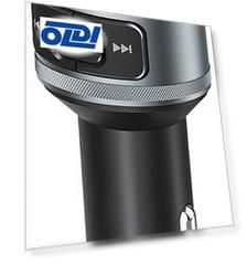 Автомобильный FM-модулятор Ritmix FMT-A707 черный MicroSD BT USB (80000131)