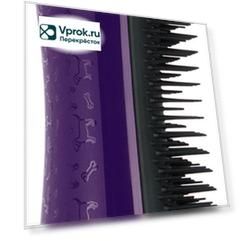 Расческа для вычесывания шерсти Pet Teezer Brush Purple&Grey