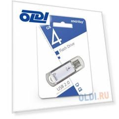 USB Drive 4Gb V-Cut Silver