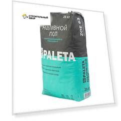 Наливной пол самовыравнивающийся тонкослойный Paleta ZOE 63, 25 кг