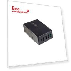 Сетевая зарядная станция perfeo fast 5, 3xusb, qc3.0, type c, черный, 30012268