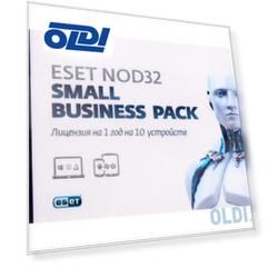 Антивирус ESET NOD32 SMALL Business Pack newsale for 10 user (NOD32-SBP-NS(CARD)-1-10)
