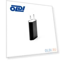 Зарядное устроиство USB от сети питания 220В Gmini GM-WC-190-1USB с 1 USB портом, 1 Ампер, чёрный