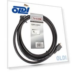 Кабель HDMI to MiniHDMI ver1.4V+3D, 1m, TV-COM <CG580M-1M