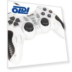 Геймпад 3Cott Single GP-06,14 кнопок, вибрация, USB,белый