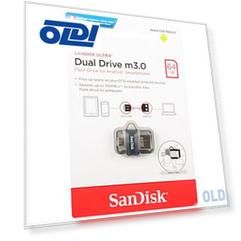 Внешний накопитель USB 64Gb SanDisk Ultra Dual SDDD3-064G-G46 черный