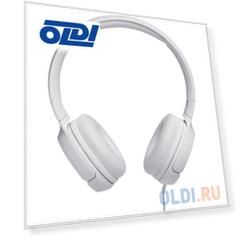 Наушники JBL JBLT500WHT белый Проводные / Накладные с микрофоном / Белый / 20 Гц - 20 кГц / 100 дБ / MiniJack 3.5