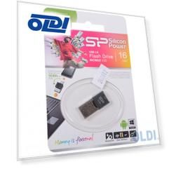 Внешний накопитель 16GB USB Drive <USB 2.0 Silicon Power Mobile X20 (mUSB/OTG) (SP016GBUF2X20V1K)