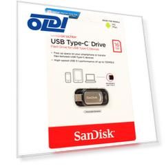 Внешний накопитель 16GB USB Drive <USB 3.0 SanDisk Ultra Type C (SDCZ450-016G-G46)