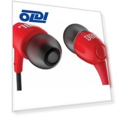 Наушники JBL T100 RED Проводные / Внутриканальные / Красный / 20 Гц - 22 кГц / 100 дБ / Двухстороннее / Mini-jack / 3.5 мм