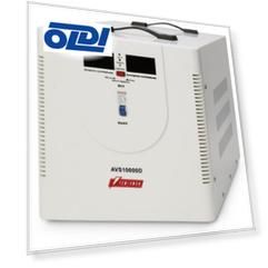 Стабилизатор напряжения Powerman AVS-10000D 2 розетки белый