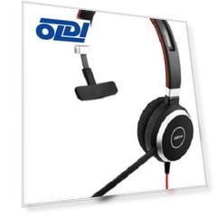 Наушники (гарнитура) JABRA EVOLVE 40 UC Mono Black Проводные / Накладные с микрофоном / Одностороннее / USB / miniJack 3.5 мм