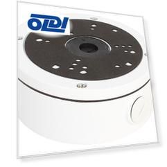 Распределительная коробка SAB-5X/955WP для монтажа AHD/IP камер Orient серий 58/68/955, ?145мм x 54мм, влагозащищенная, 2 гермоввода, алюминий, цвет б