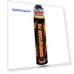 Soudal Soudafoam FR, 750 мл, Пена монтажная огнестойкая