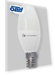 Светодиодная лампа НАНОСВЕТ E14/840 EcoLed L251 6Вт, свеча, 520 лм, Е14, 4000К, Ra80