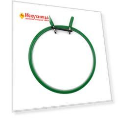 160-2 Пяльцы пластиковые с металлической застежкой, диаметр 12,6 см Nurge Hobby