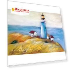Набор для валяния (живопись цветной шерстью) 'Маяк' 21x29,7см (А4)
