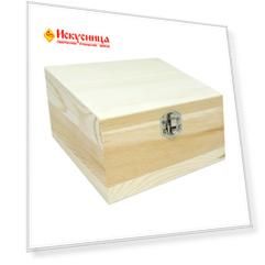 61682103 Деревянная шкатулка, 16*16*8,5 см, Glorex