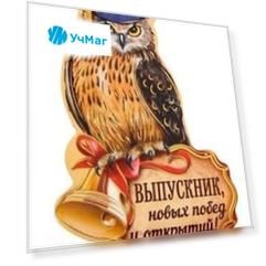 Магнит "Выпускник, новых побед и открытий!"