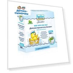 Соль Babyline с целебными травами, с рождения, 1000 г