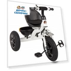 Трехколесный велосипед Leader Kids K203A, цвет: белый