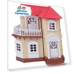 Игровой набор Mimi Stories Семейный домик 34 см