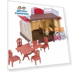 Игровой набор Игруша Лесная семейка Домик