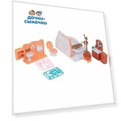 Игровой набор Mimi Stories Мебель Ванная комната (40 предметов)