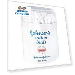 Ватные палочки Johnson's, 100 шт