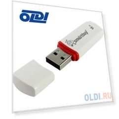 Внешний накопитель 16Gb USB Drive <USB2.0 Smartbuy Crown White (SB16GBCRW-W)