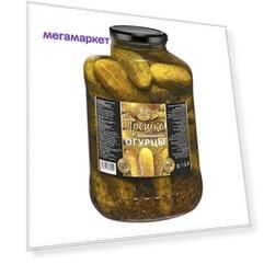 Огурцы Трешка маринованные 3 л