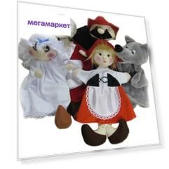 Игровой набор Тайга Кукольный театр Красная шапочка 5 персонажей