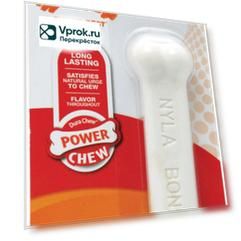 Игрушка для собак Nylabone Косточка экстра жесткая с ароматом курицы М