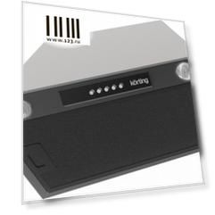 Вытяжка встраиваемая Korting KHI 6530 N черный