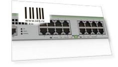 Коммутатор Allied Telesis AT-GS970M/18PS-50 16G 2SFP 16PoE 8PoE+ 247W управляемый