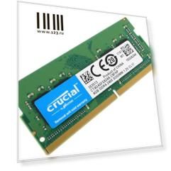 Оперативная память 4Gb (1x4Gb) PC4-19200 2400MHz DDR4 SO-DIMM CL17 Crucial CT4G4SFS824A