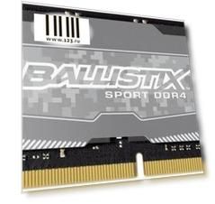 Оперативная память для ноутбука 16Gb (1x16Gb) PC4-19200 2400MHz DDR4 SO-DIMM CL16 Crucial BLS16G4S240FSD