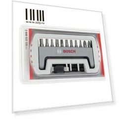 Набор бит BOSCH Extra Hard 2608522131  12шт Ph/Pz/T/S/HEX + быстросменный держатель