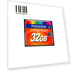 Карта памяти Compact Flash Card 32GB Transcend 1000x TS32GCF1000