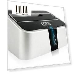Док станция для HDD 2.5"/3.5" SATA AgeStar 3CBT2 USB3.0 eSATA серебристый 3CBT2-6G
