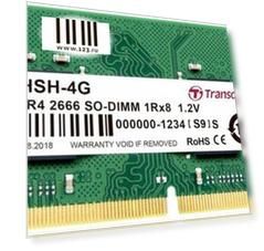 Оперативная память для ноутбука 4Gb (1x4Gb) PC4-21300 2666MHz DDR4 SO-DIMM CL19 Transcend JM2666HSH-4G