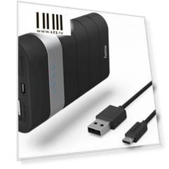 Портативное зарядное устройство Hama Joy Li-Ion 7800мАч черный 00137492
