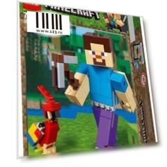 Конструктор LEGO "Большие фигурки. Стив с попугаем" 159 элементов