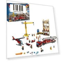 Конструктор LEGO "Пожарные. Центральная пожарная станция" 943 элемента
